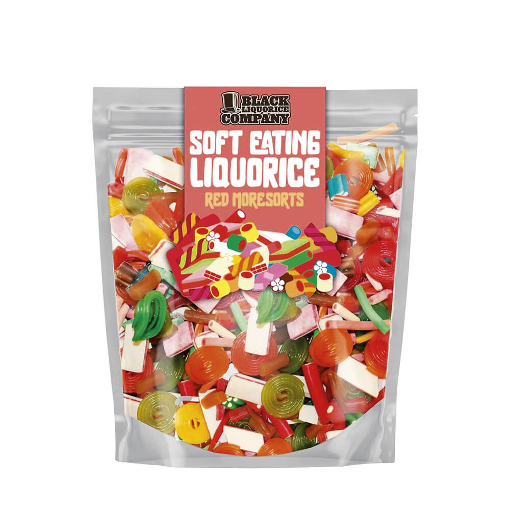 Black Liquorice Company Mega Red Liquorice Moresorts Share Bag 1.5kg